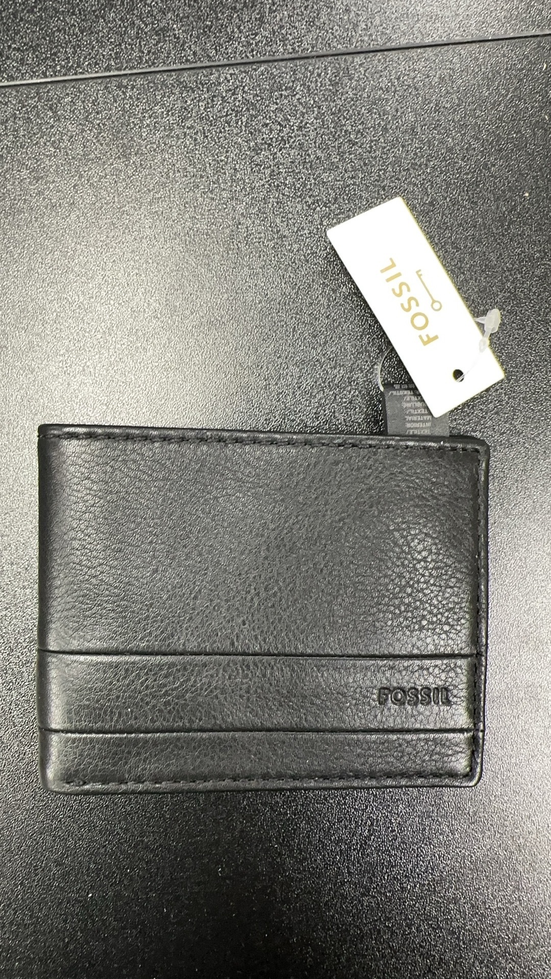 【直播】LX031974 Fossil 男士真皮短銀包