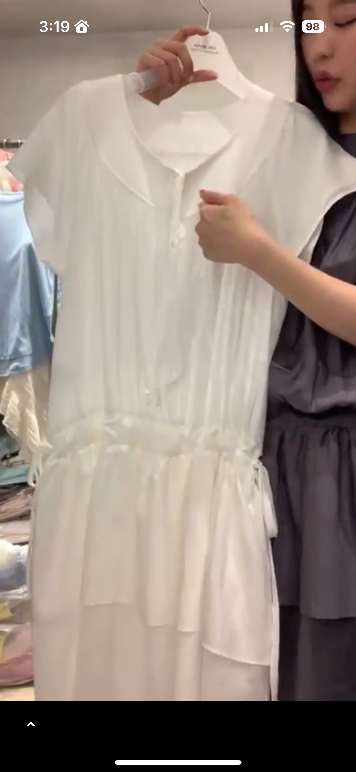 雪紡蛋糕裙擺洋裝