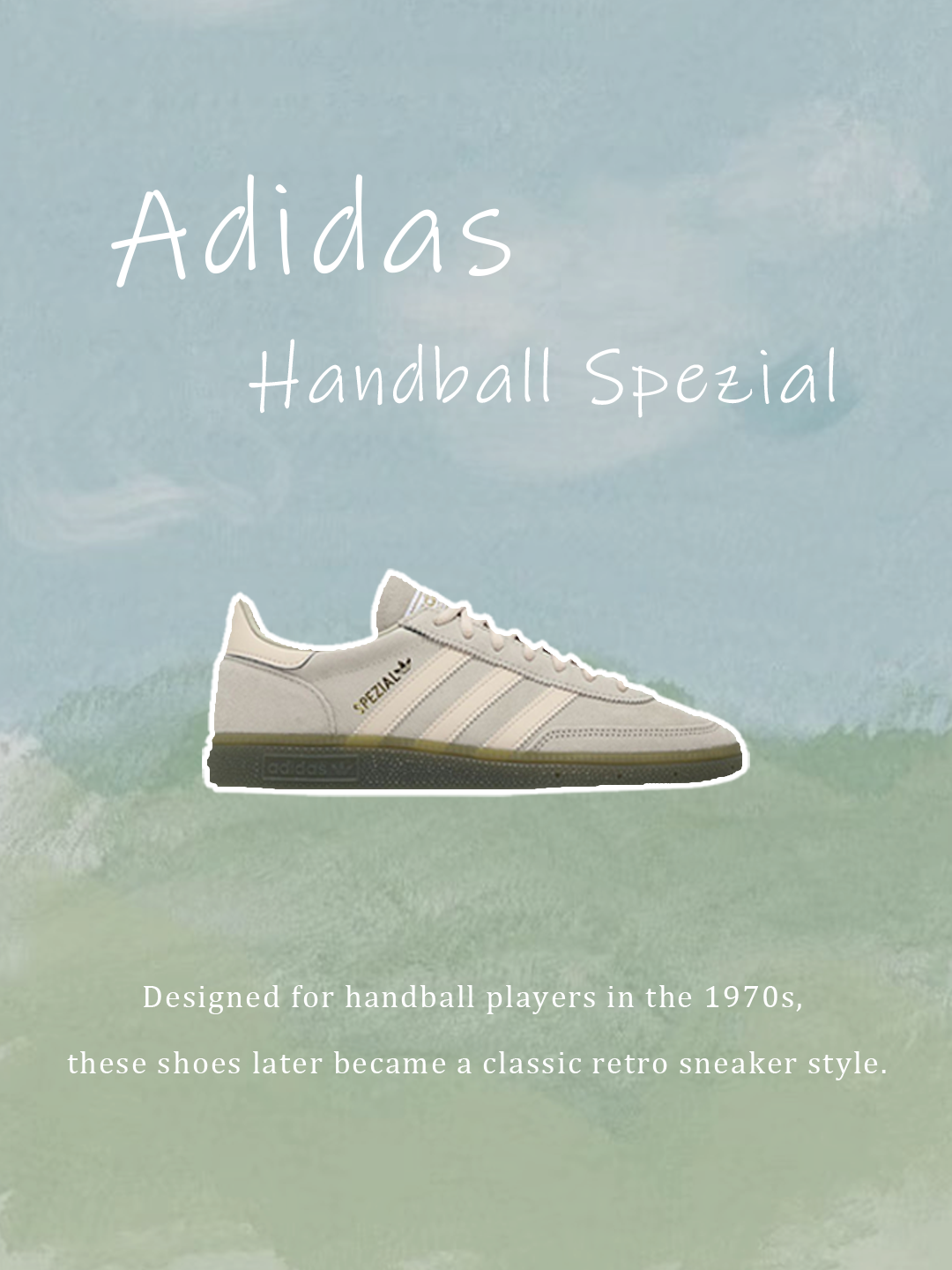 【3/20 - 3/22 周末優惠】Adidas Handball Spezial 灰綠 麂皮 抹茶底  JP7672
