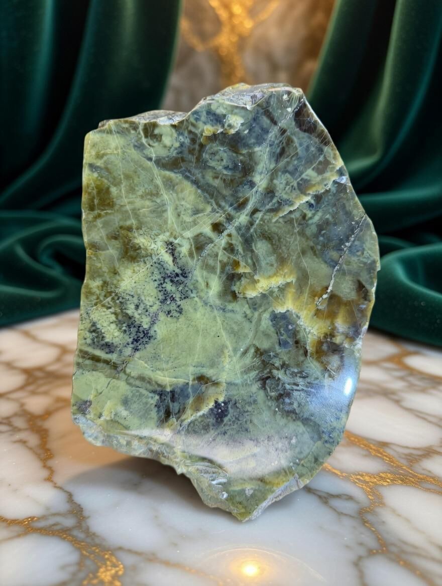 WU017 蛇紋石 約 0.5公斤 不規則形狀(隨機款式)