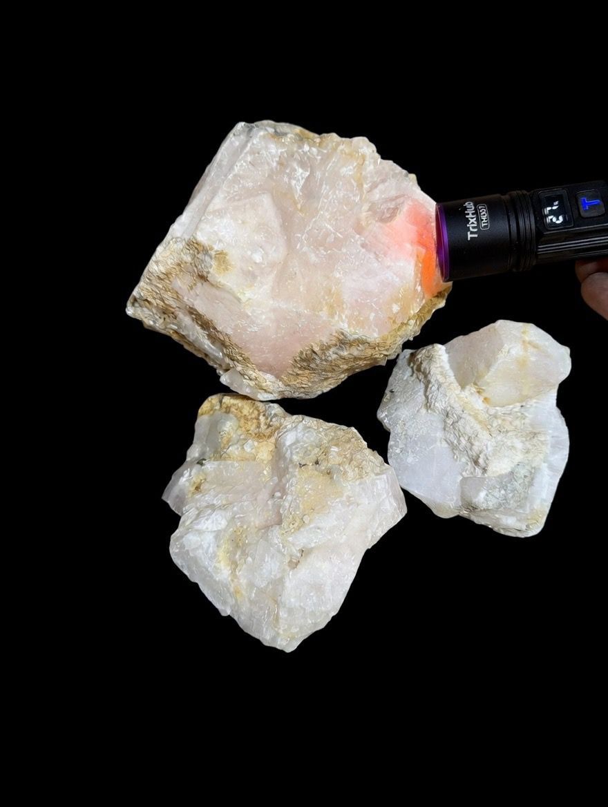 WU019 秘魯粉紅芒果方解石 100 gram(隨機款式)