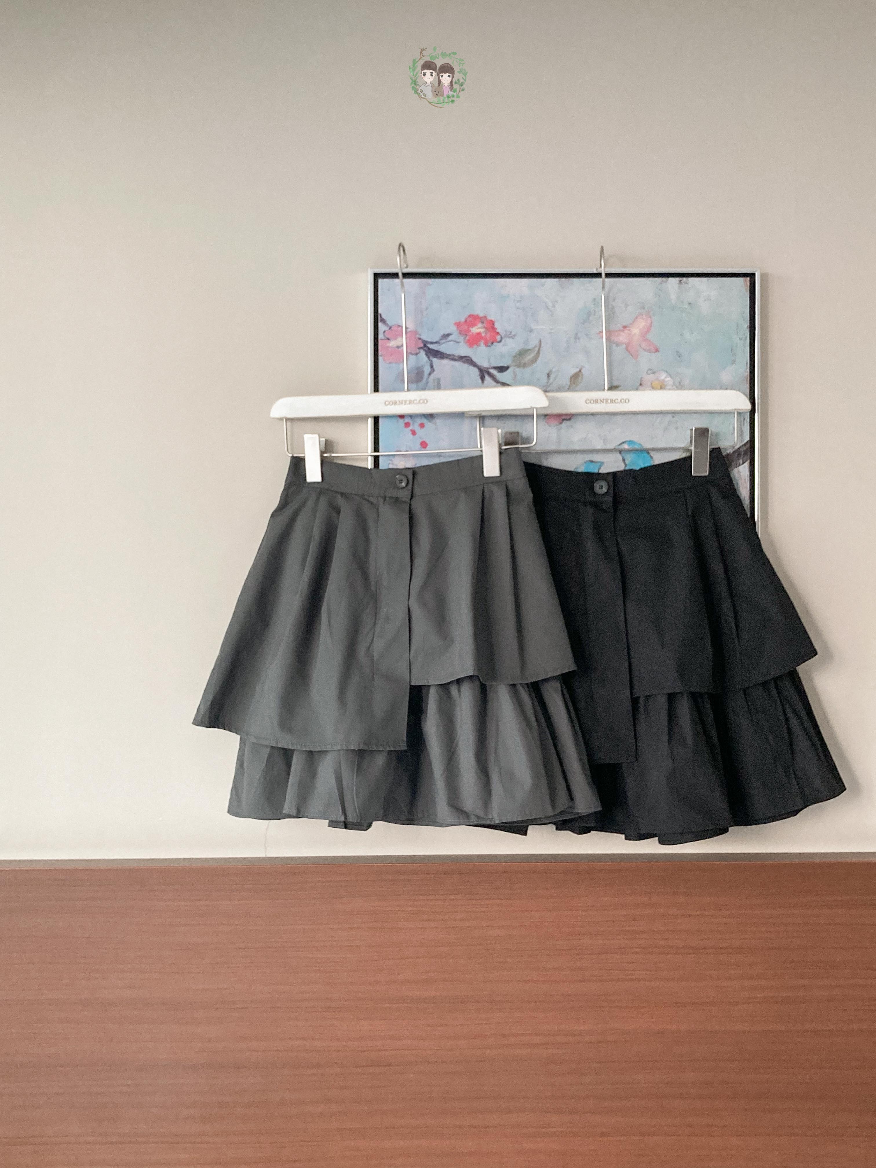 設計滿分不規則層層短裙〈🇰🇷DAY 1〉