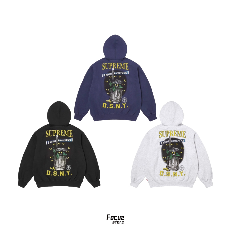 【Focus Store】現貨秒發 Supreme x DSNY SS26 Week3 Zip Up Hooded Sweatshirt 拉鍊連帽外套 三色