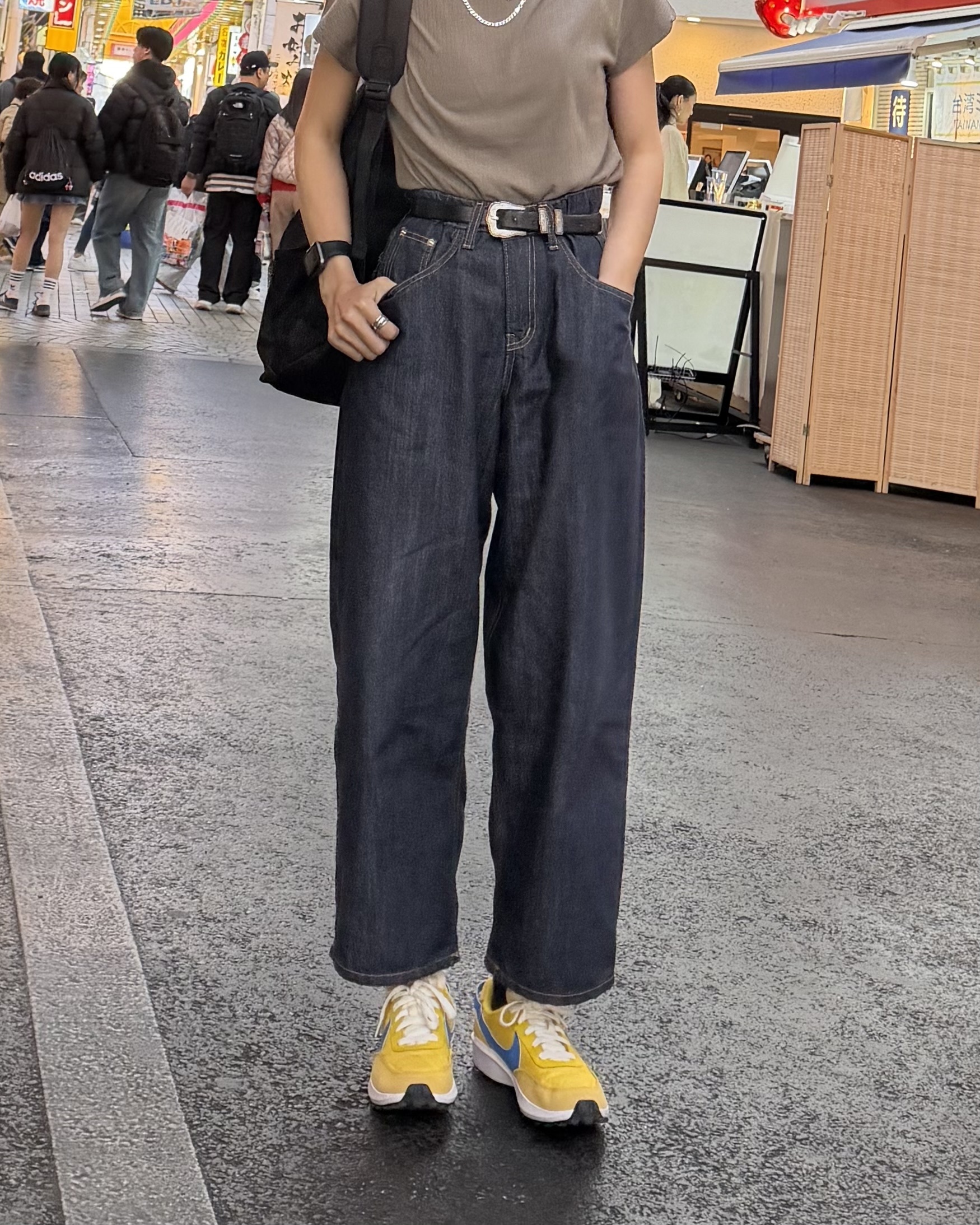 3月新品♥原色復古彎刀牛仔褲