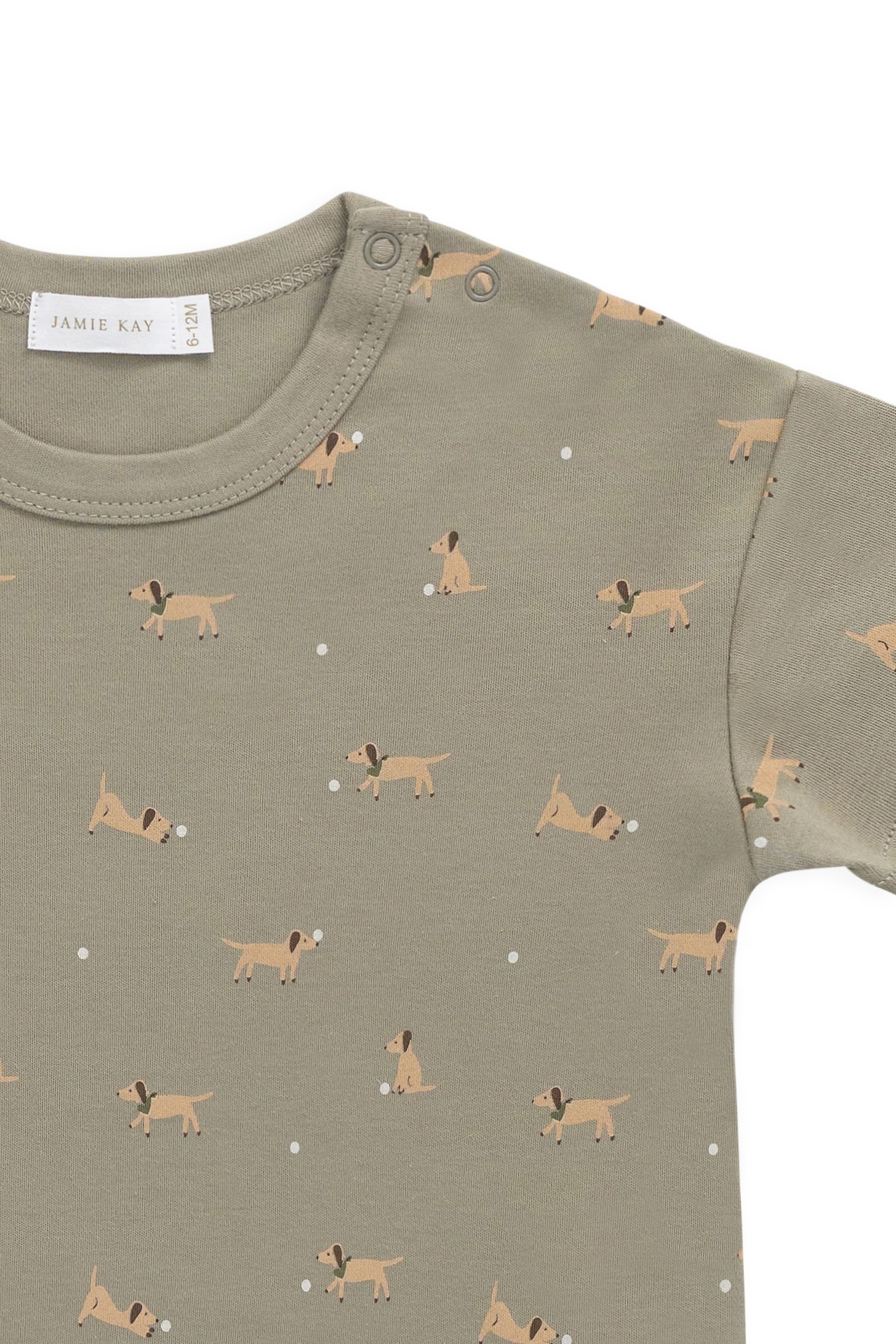 【預購】JAMIE KAY -Pima Cotton Wesley Tee（Play Ball Vert）