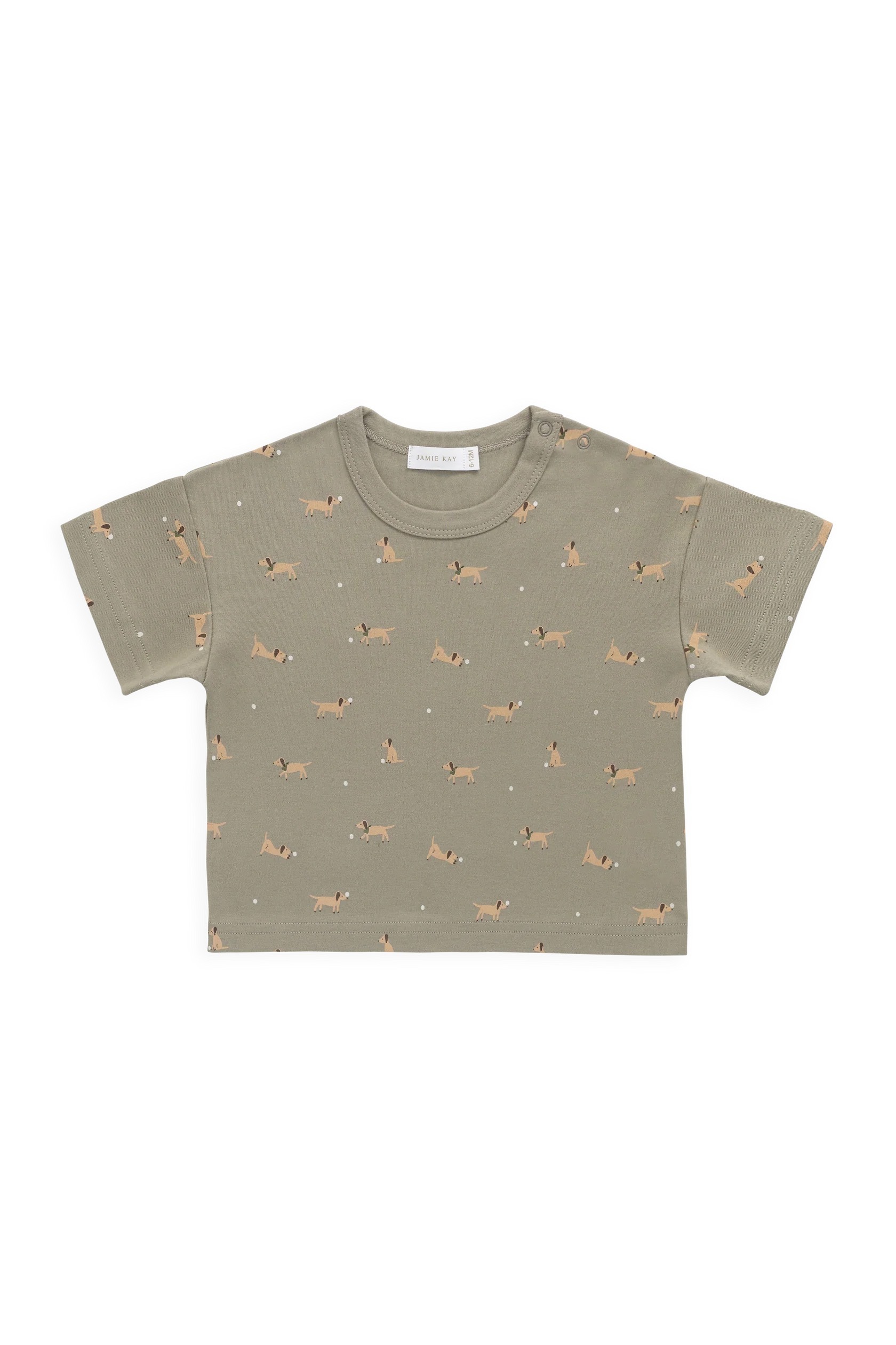 【預購】JAMIE KAY -Pima Cotton Wesley Tee（Play Ball Vert）