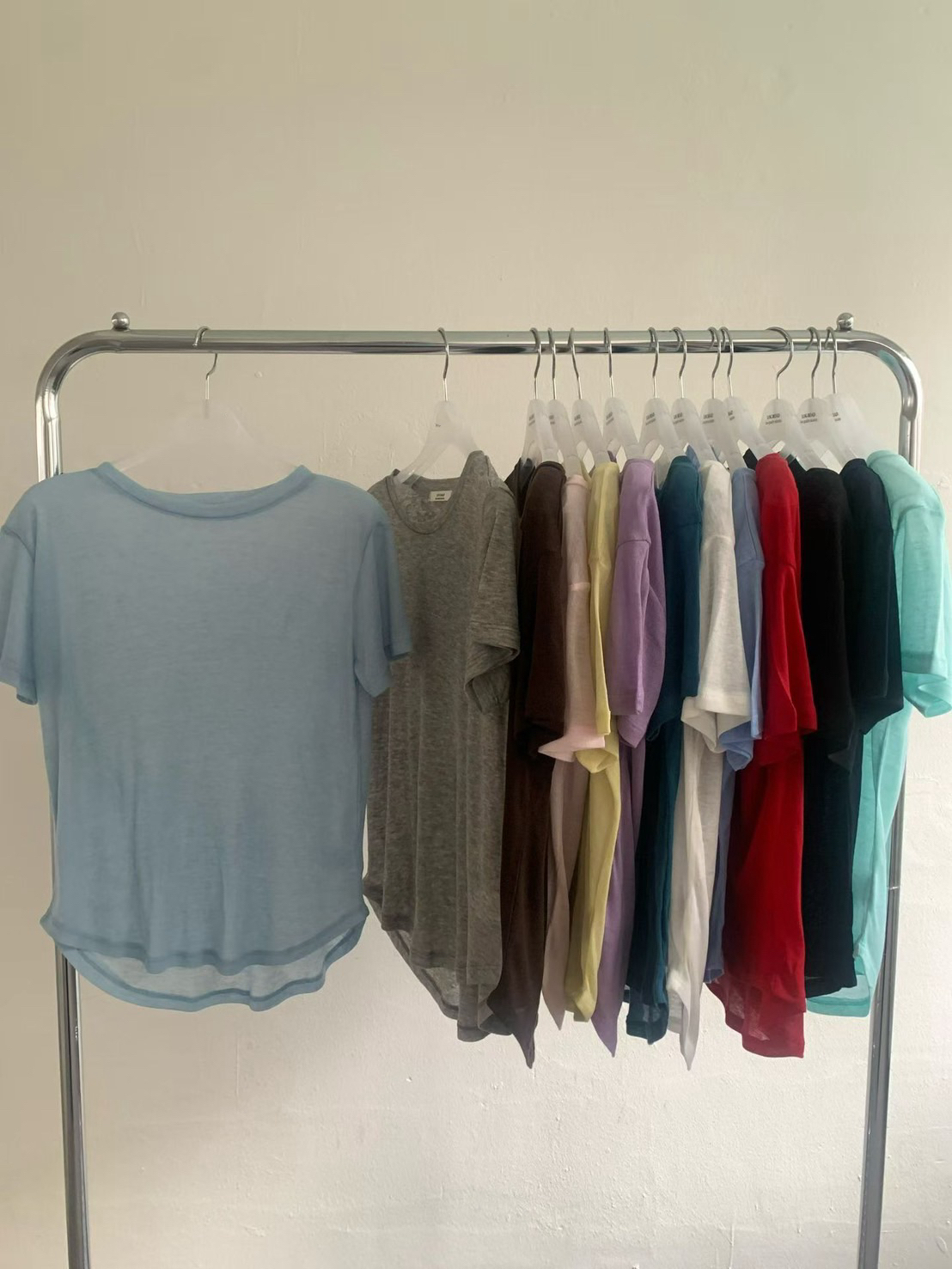 天絲短袖上衣（不含背心）