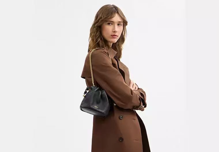 【直播】LX031984 COACH Faye 迷你抽繩包