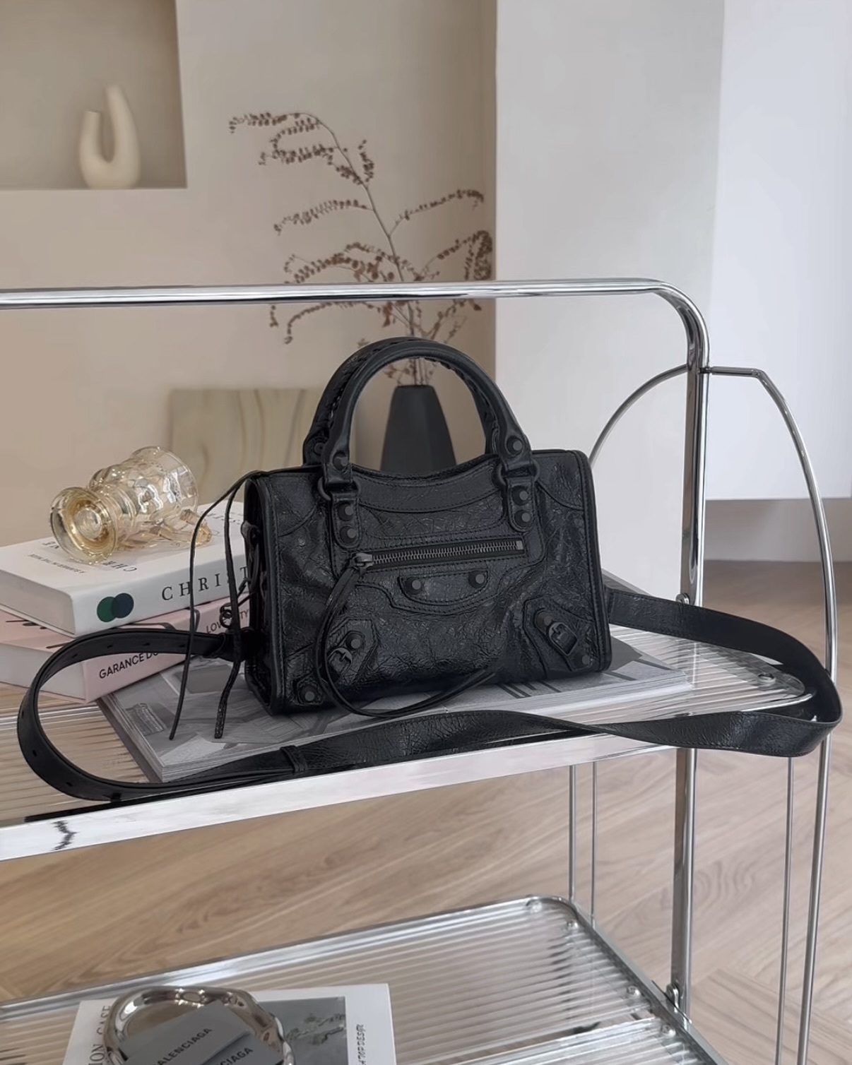 BALENCIAGA｜LE CITY 機車包 黑色