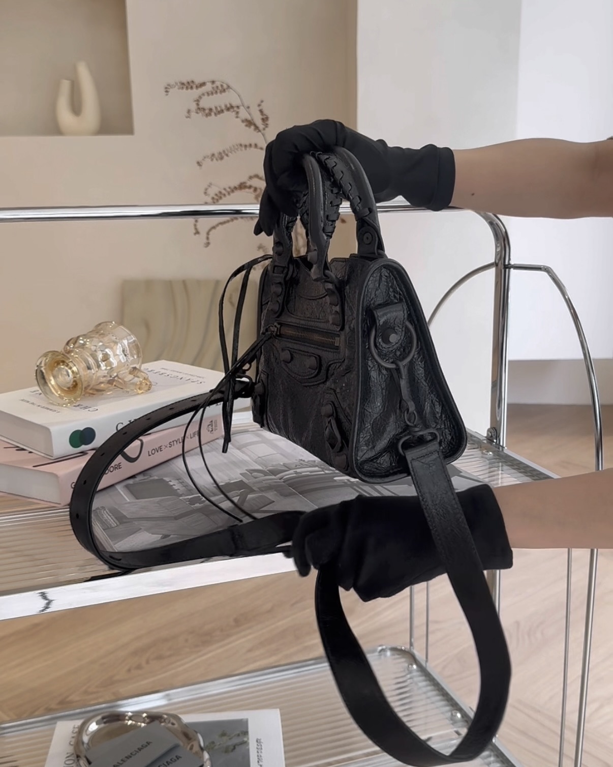 BALENCIAGA｜LE CITY 機車包 黑色