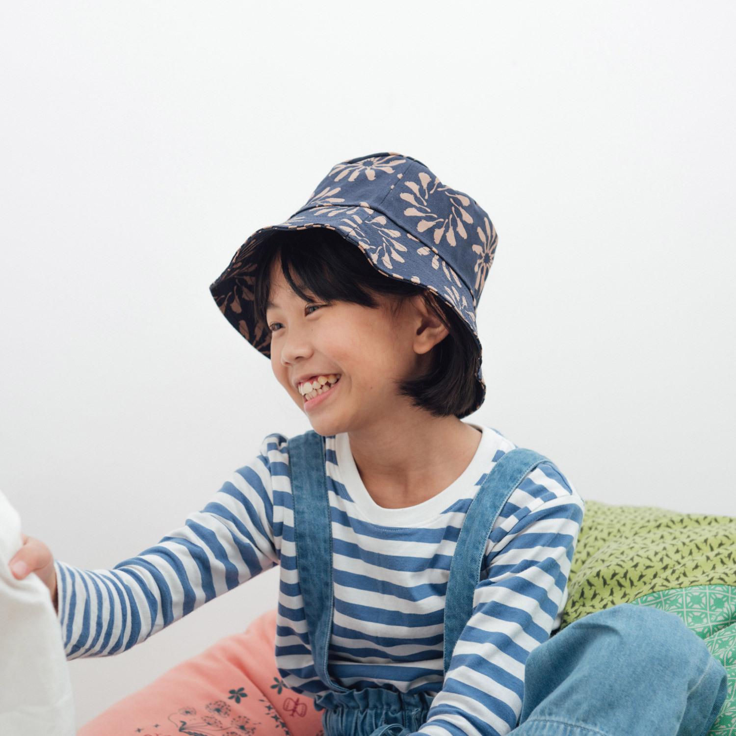 （絕版）遮陽漁夫帽-兒童/烏秋圈圈/海軍藍色