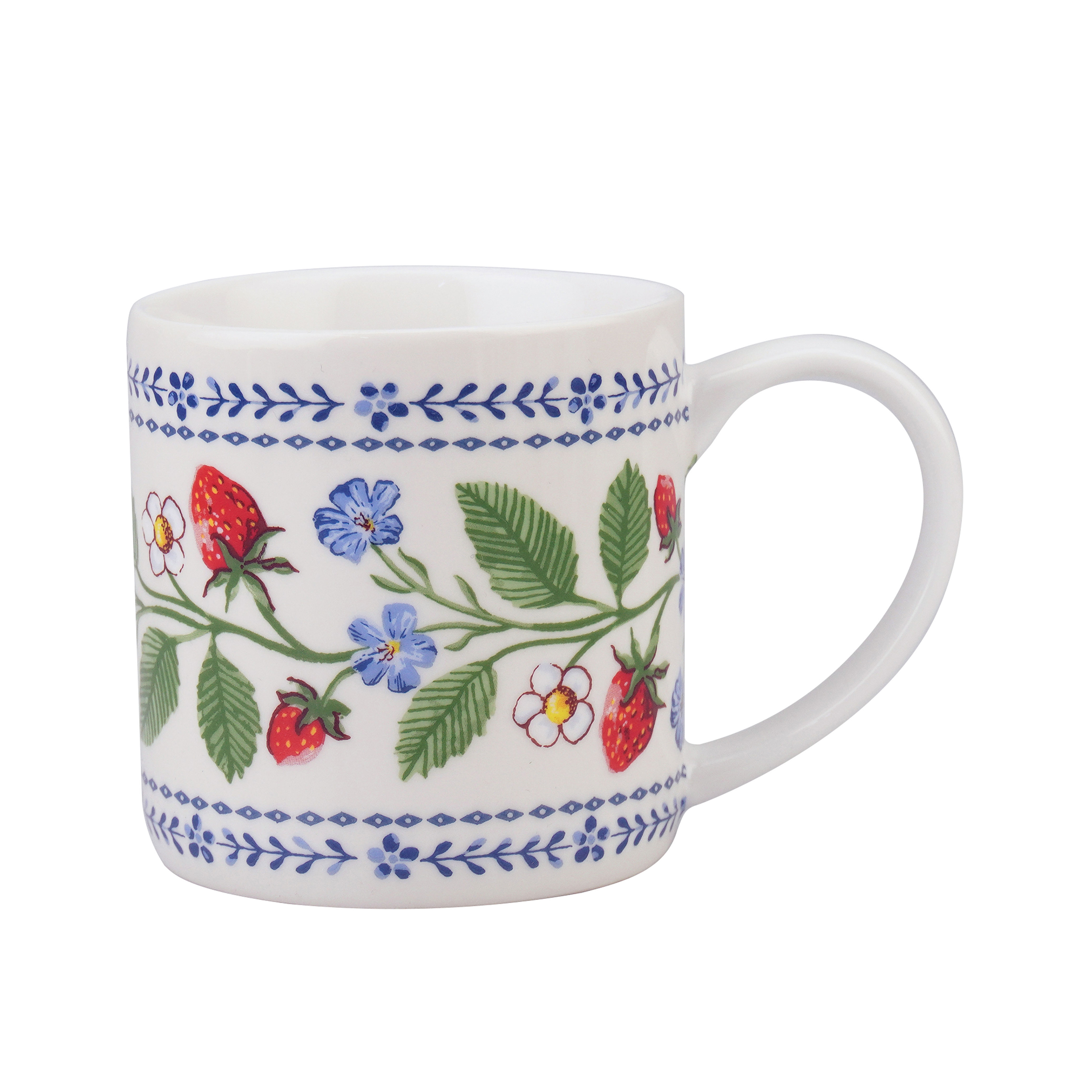 骨瓷馬克杯-Strawberry Patch