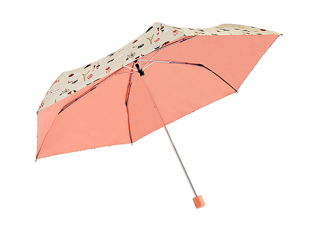 RAINSTORY-8°降溫凍齡手開輕細口紅傘(LOVE PARIS)