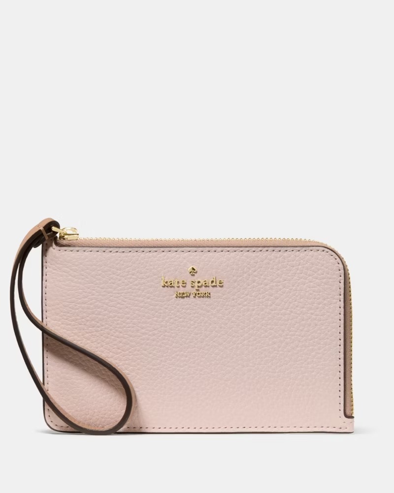 RQ54 KS 粉紅拼色拉鏈卡包 Lucy Small Card Holder Wristlet