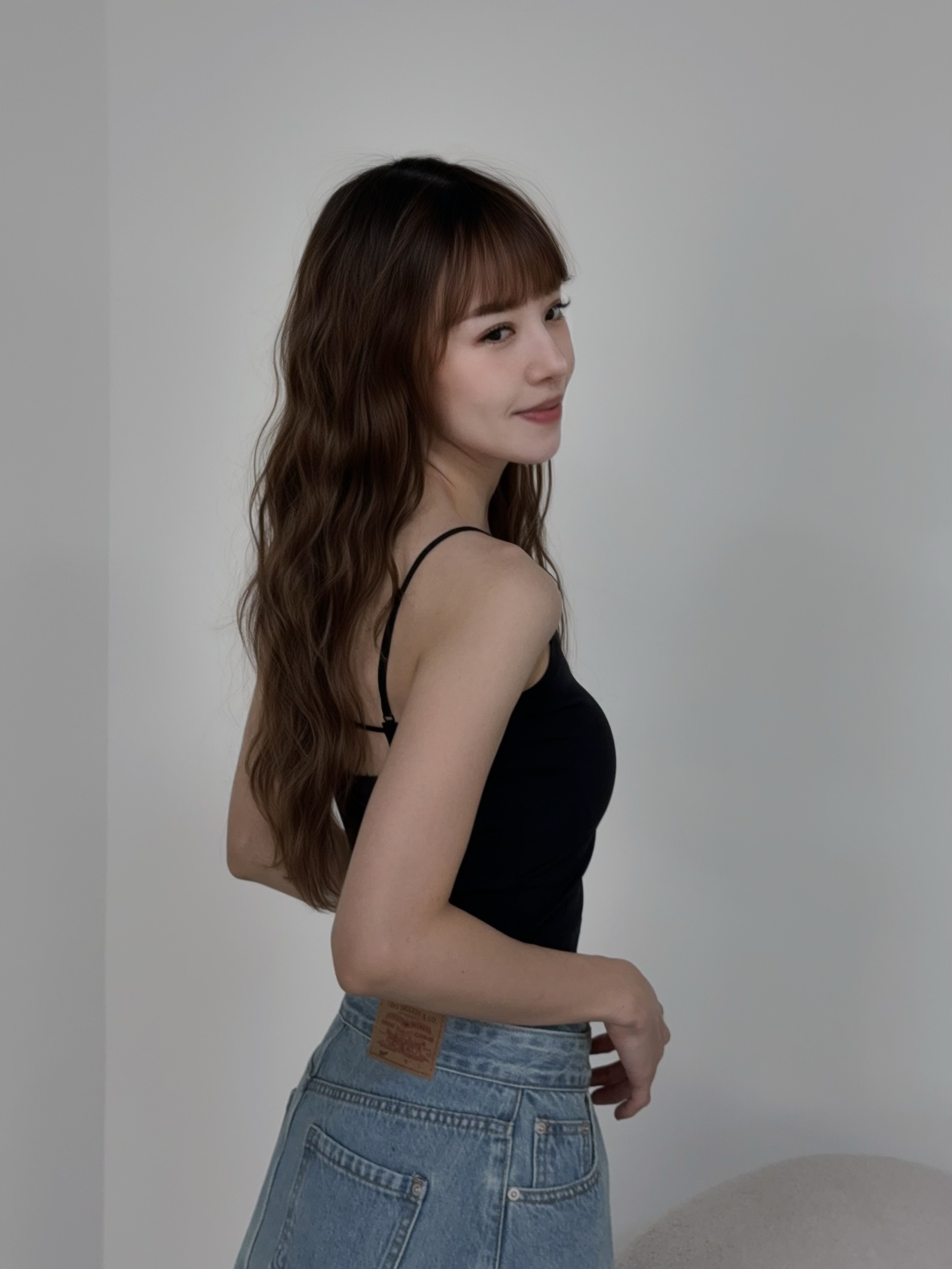 超好穿無痕冰絲涼感細肩Bra top