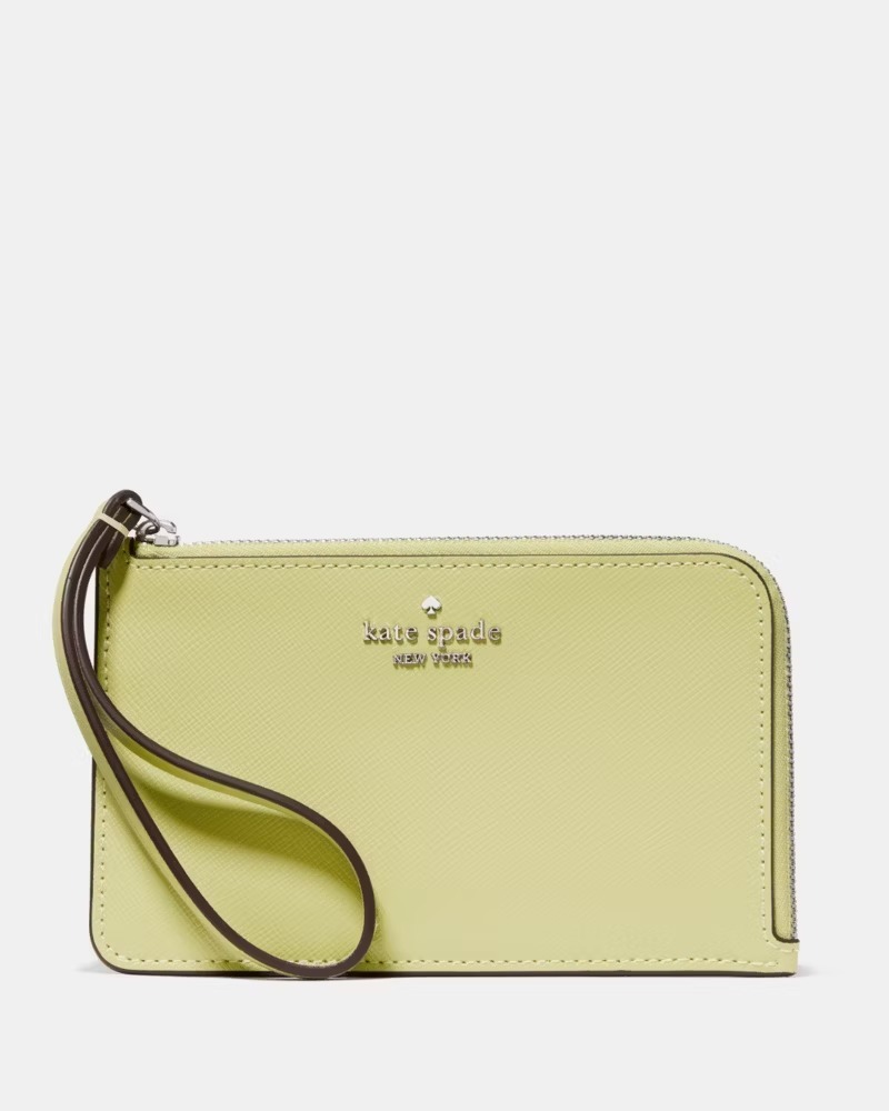 RQ55 KS 綠色拉鏈卡包 Lucy Small Card Holder Wristlet