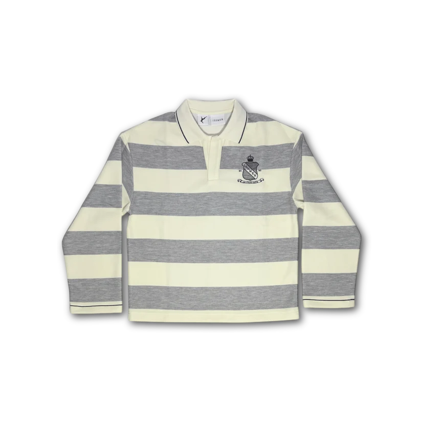 ISSMEN x Cracked Club Polo Shirt - Stripe