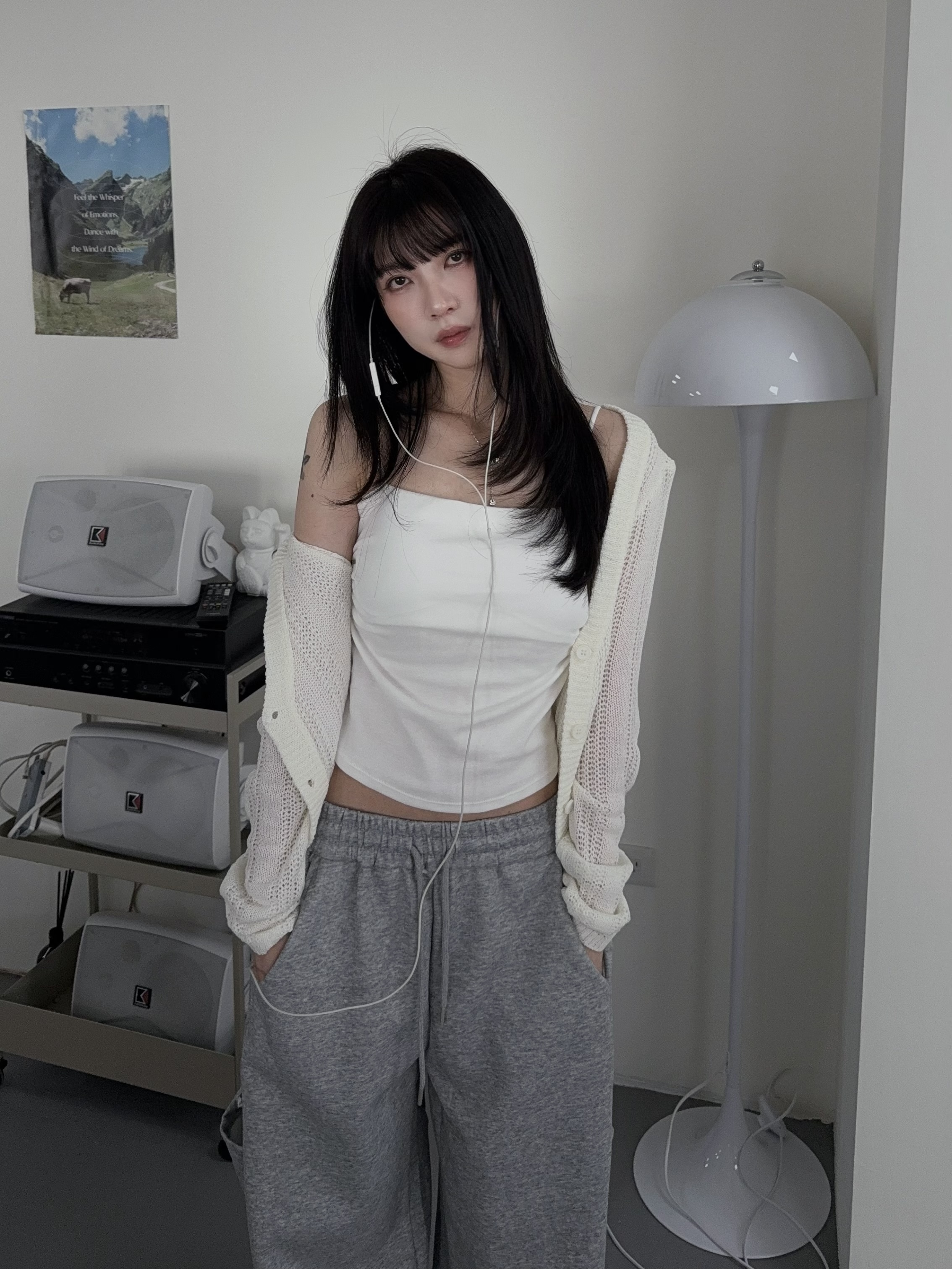 兩件$480｜側抓皺細肩帶Bra top