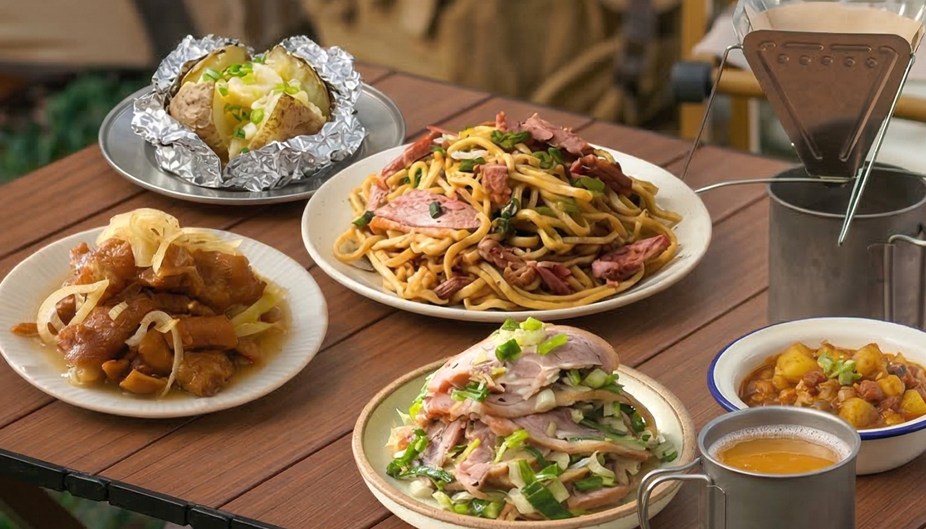 協發行開燻蒜苗鴨與泰式鳳爪春日露營擺盤-戶外野餐開胃小菜推薦-宅配免下廚懶人料理