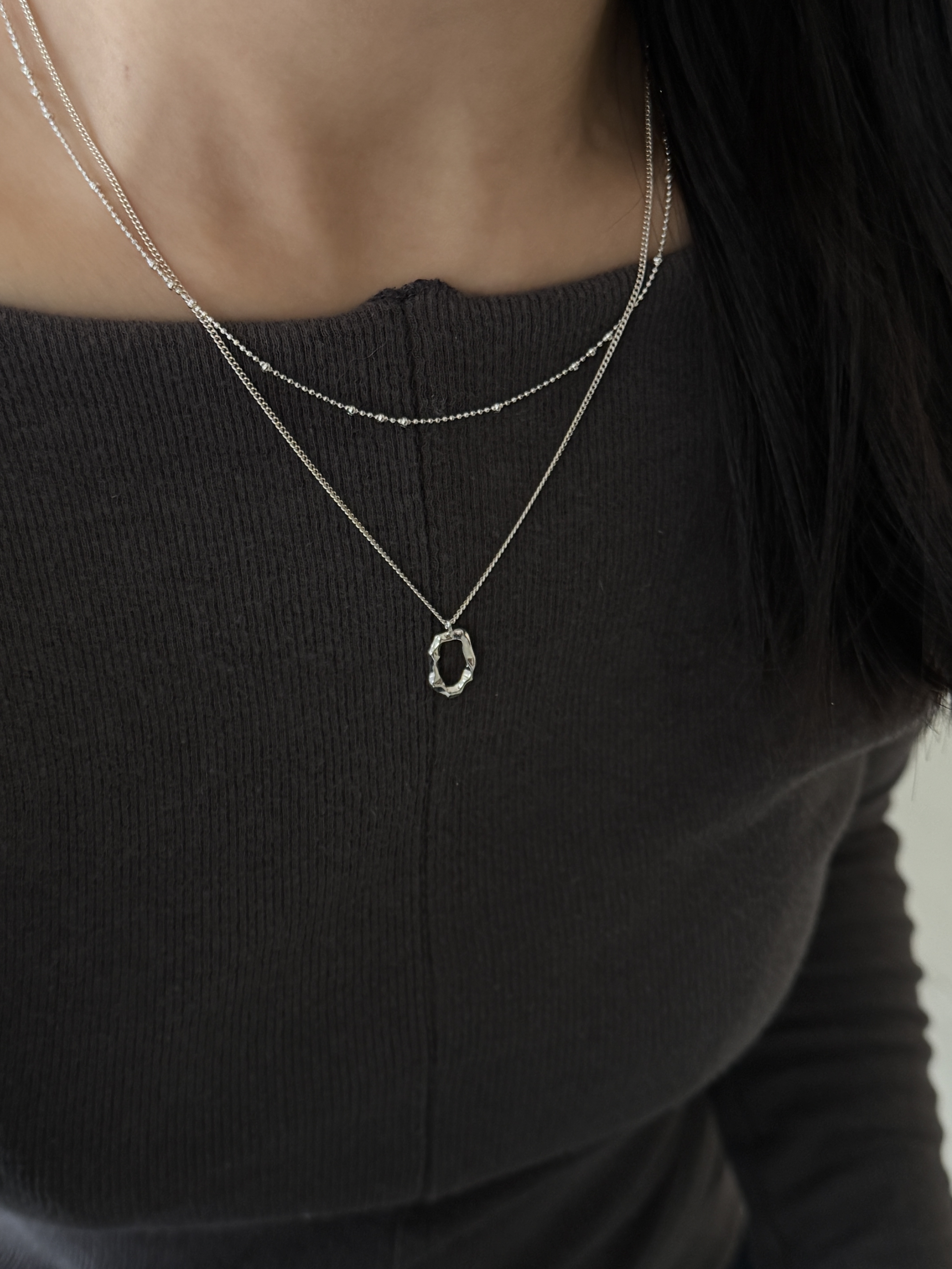 不規則鏤空項鍊