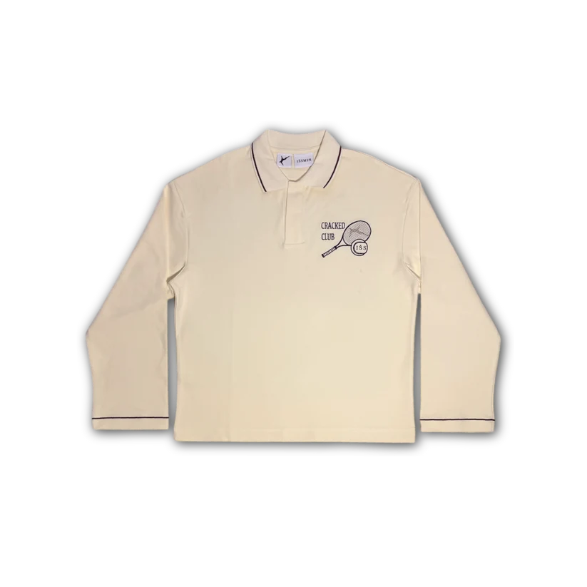 ISSMEN x Cracked Club Polo Shirt - Beige