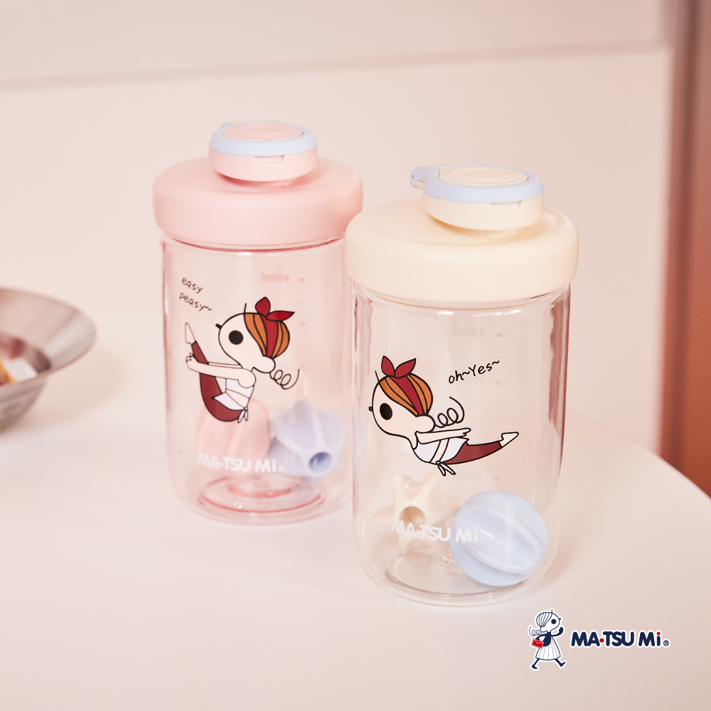 MA‧TSU Mi 萌力瑪娃動搖搖杯(粉紅.粉黃)