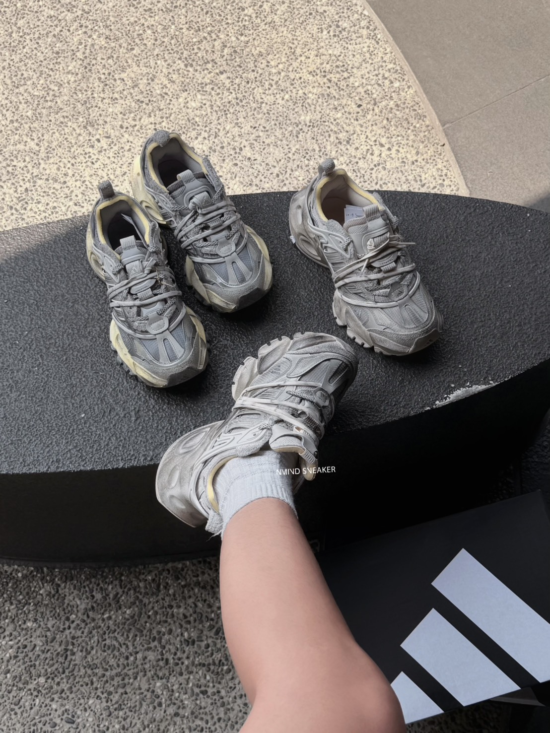 Adidas XLG Runner Deluxe "Vintage beige" 香檳米色 綁帶版 男女鞋