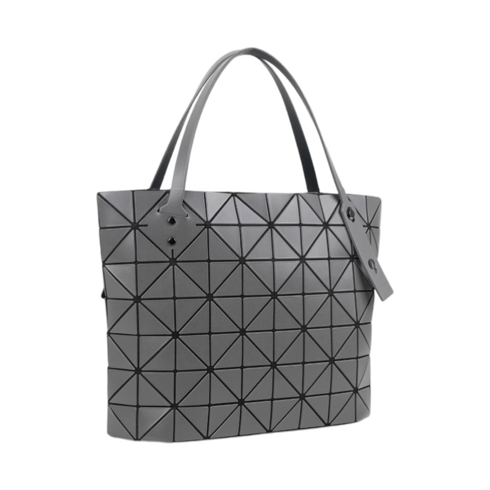 【ISSEY MIYAKE三宅一生】BAO BAO ROCK MATTE 7X10 啞光霧面托特包(炭灰色)