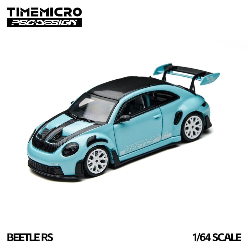 預訂:1/64 Time Micro Volkswagen Beetle RS Sky Blue (TM647906 )