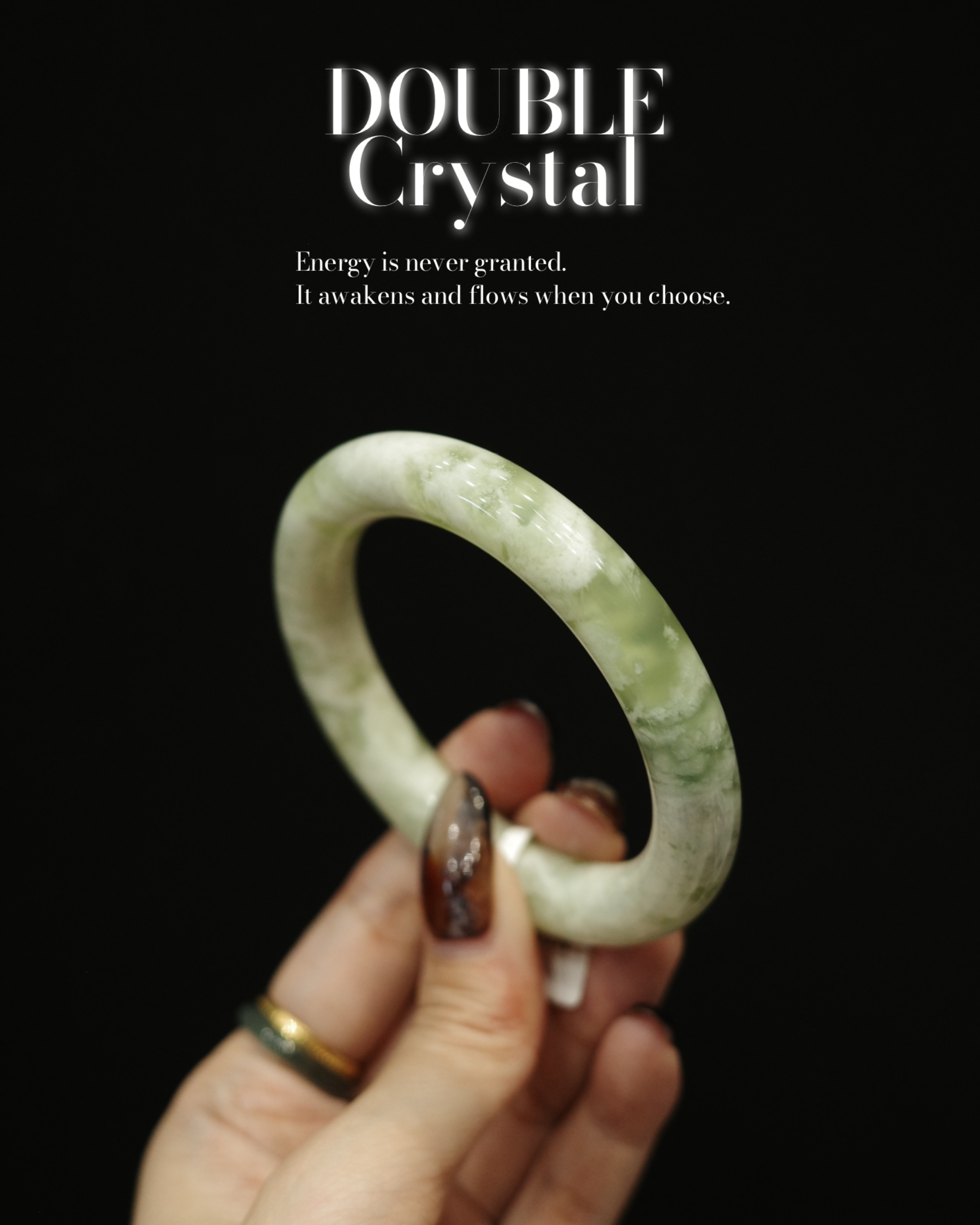 厚奶綠|岫玉｜56圈口