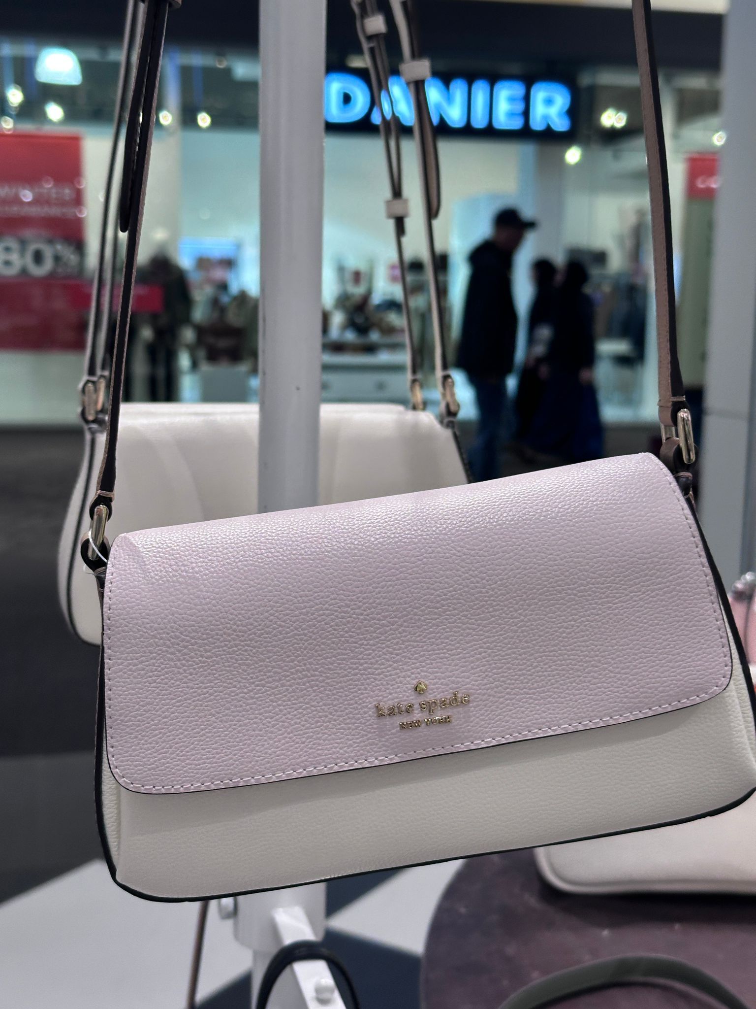 RQ73 KS 粉色系拼色翻蓋斜背包 Sutton Mini Crossbody Bag