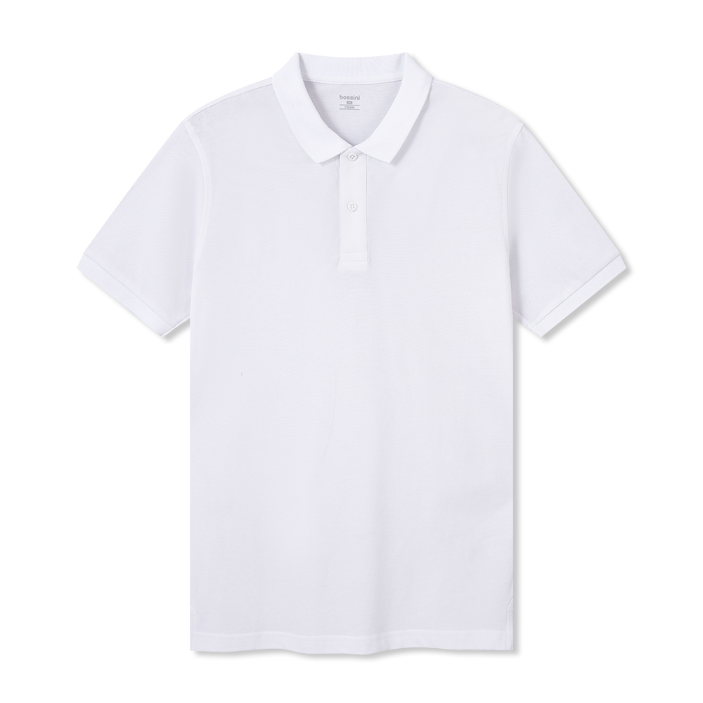 男裝淨色短袖Polo
