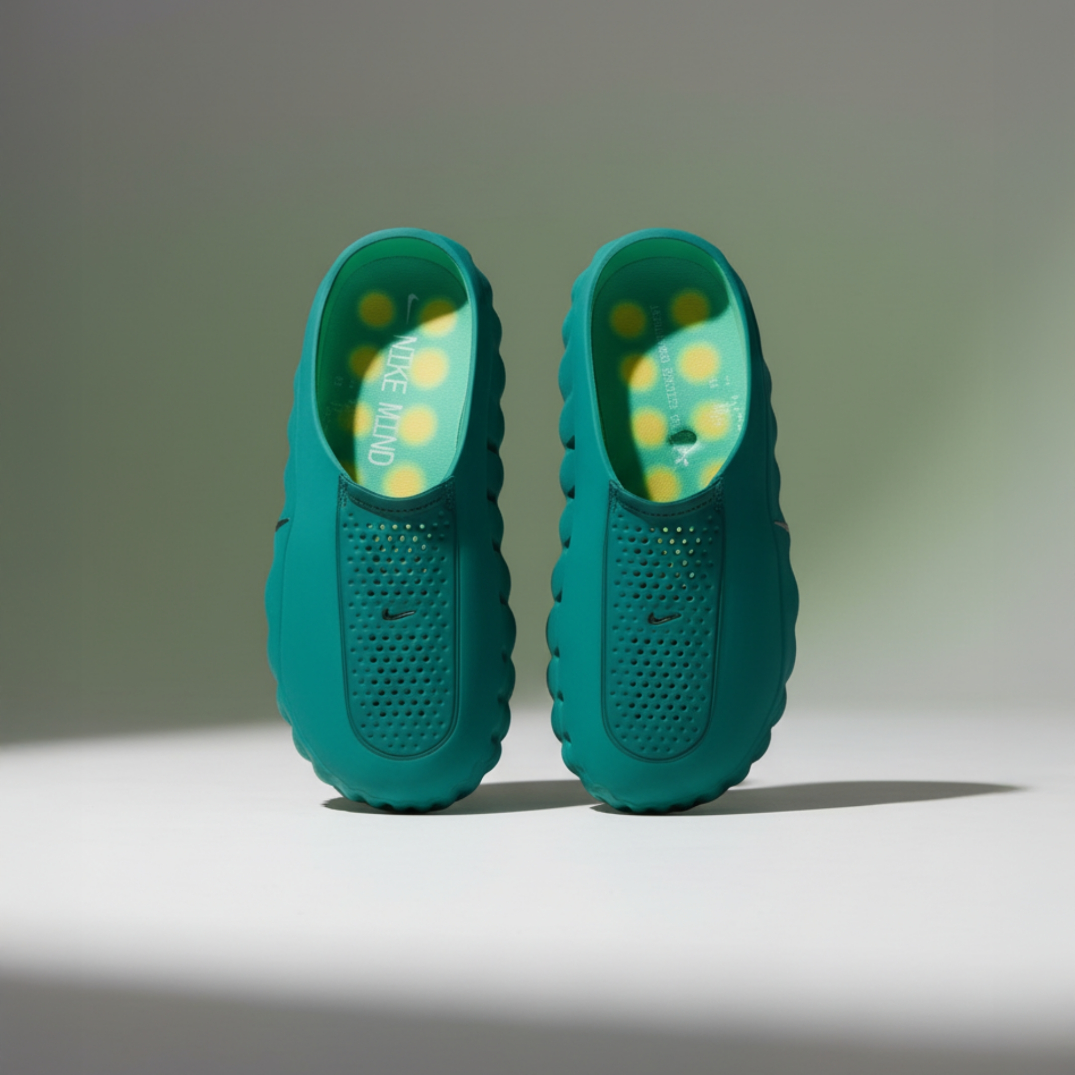 NICEDAY 代購 Nike Mind 001 Slide 綠 草綠 漸層 按摩 拖鞋 HQ4307-301