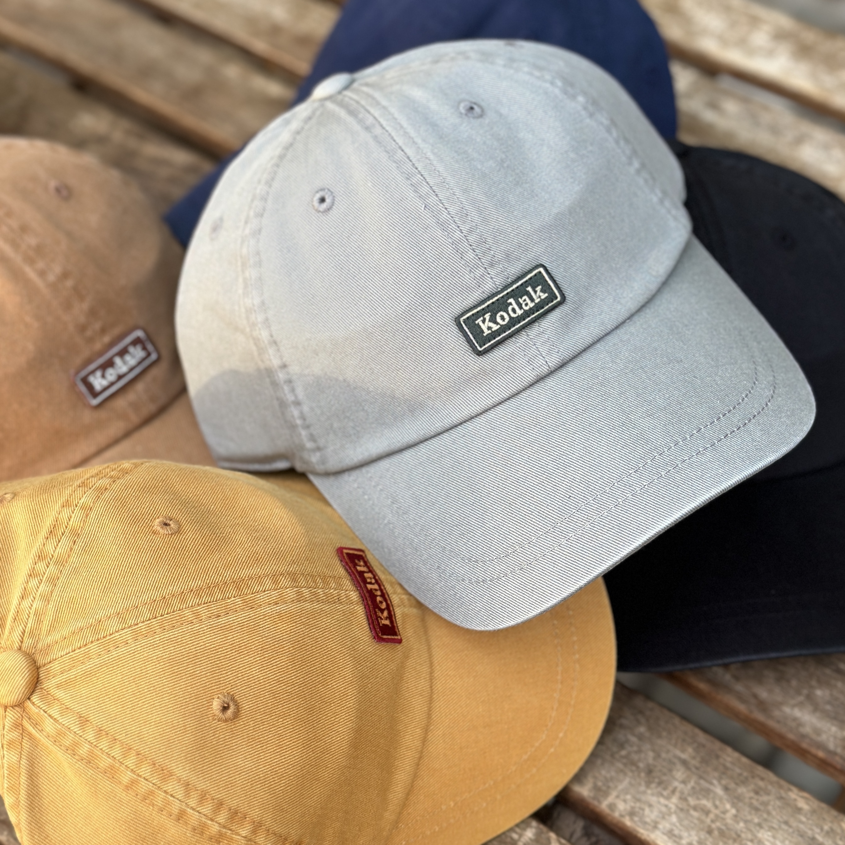【現貨】Kodak 柯達 布標logo水洗 老帽 K6143LCP22