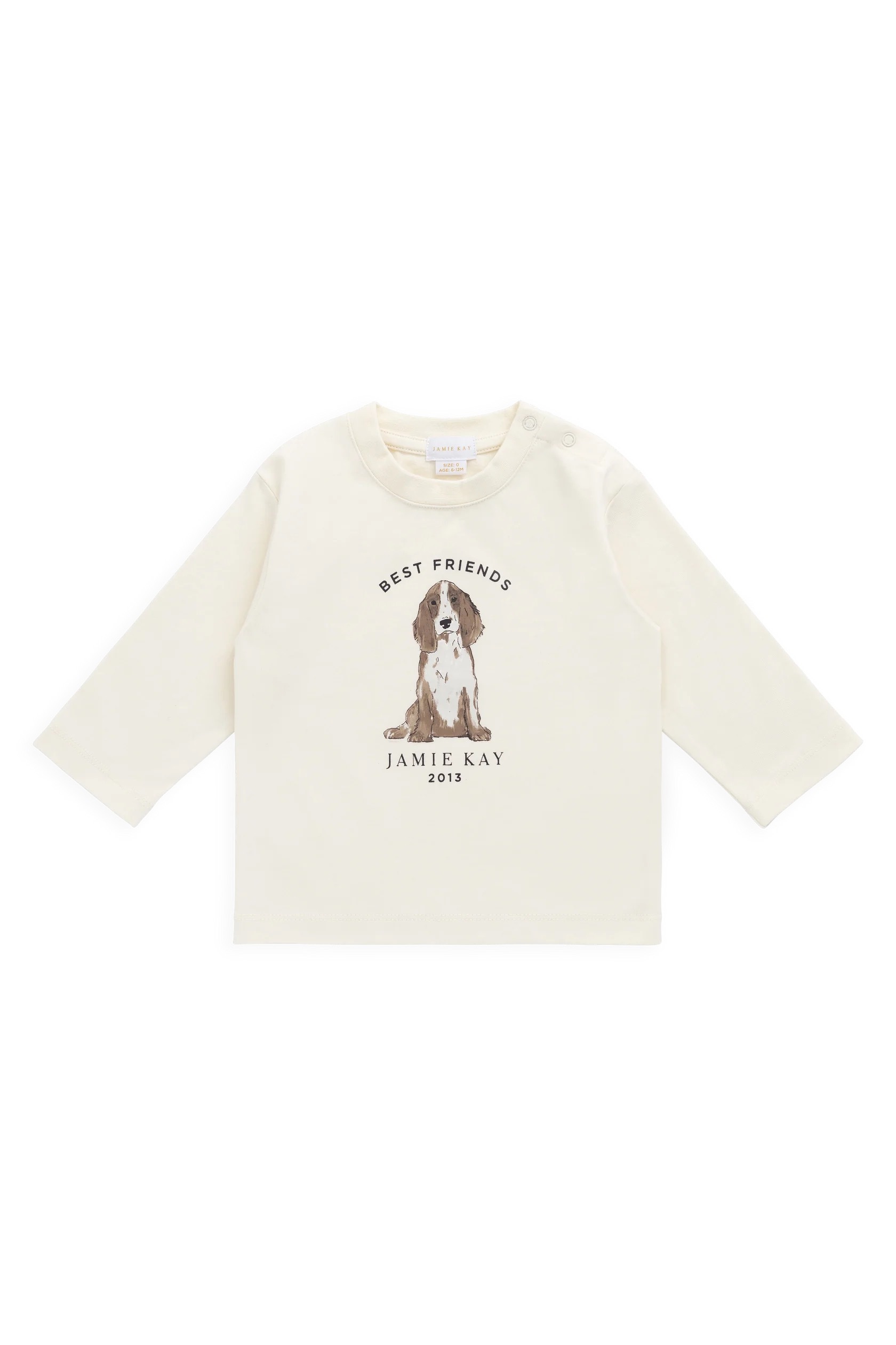 【預購】JAMIE KAY -Marshall Long Sleeve Top（Parchment Best Friends）