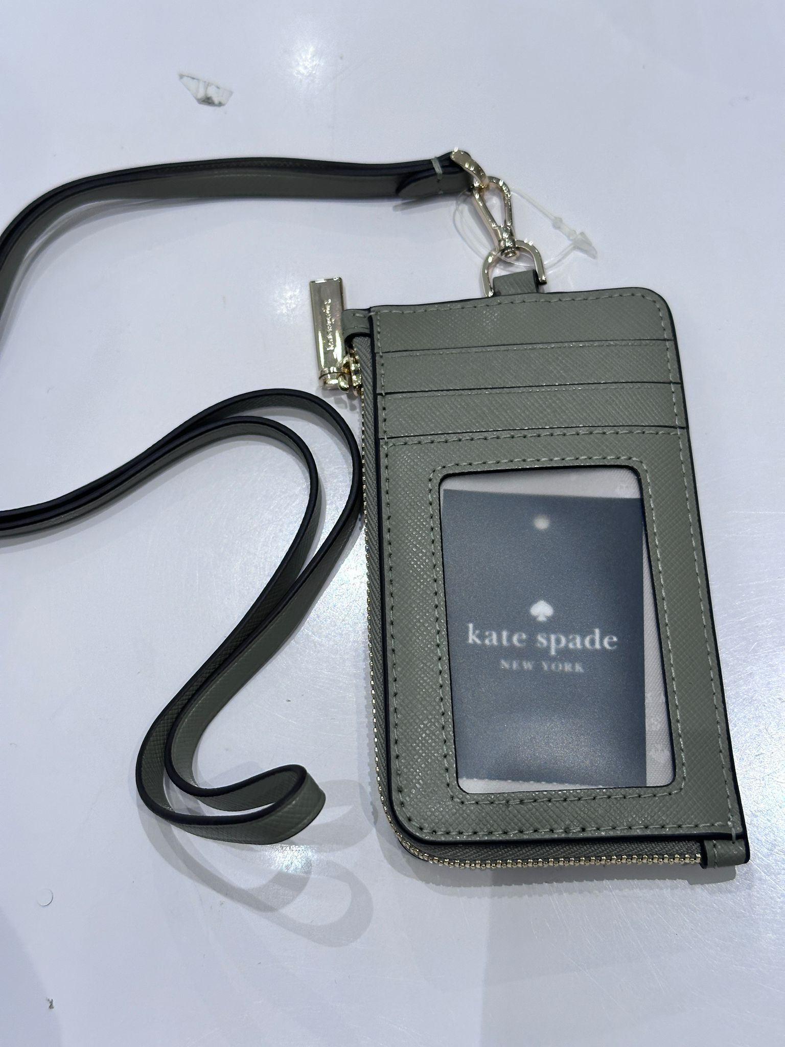 RQ79 KS 深綠色掛頸繩咭包 Card Case Lanyard