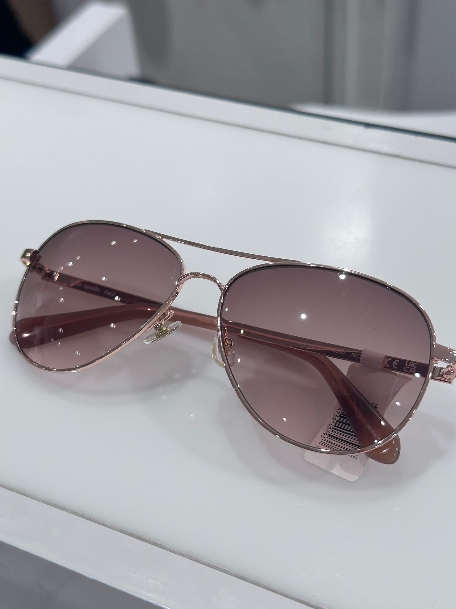 RQ82 KS 茶色太陽眼鏡 (有眼鏡盒)