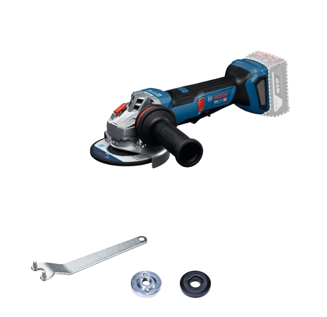 "BOSCH" 5"充電式電子速角磨機(18V鋰電)(底部開關)(淨機)-[GWS18V-11PS]