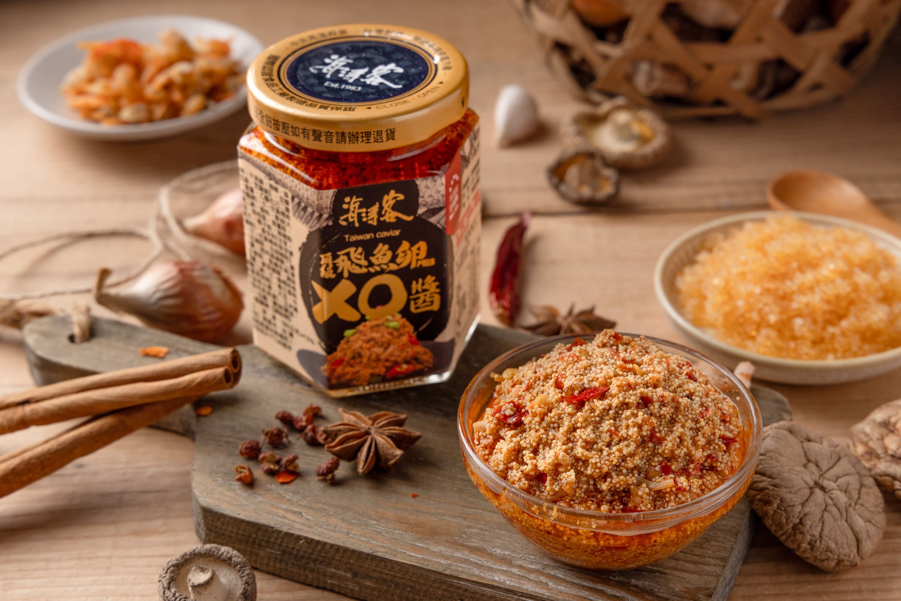 海濤客飛魚卵 XO 醬開封前可以常溫保存24個月
