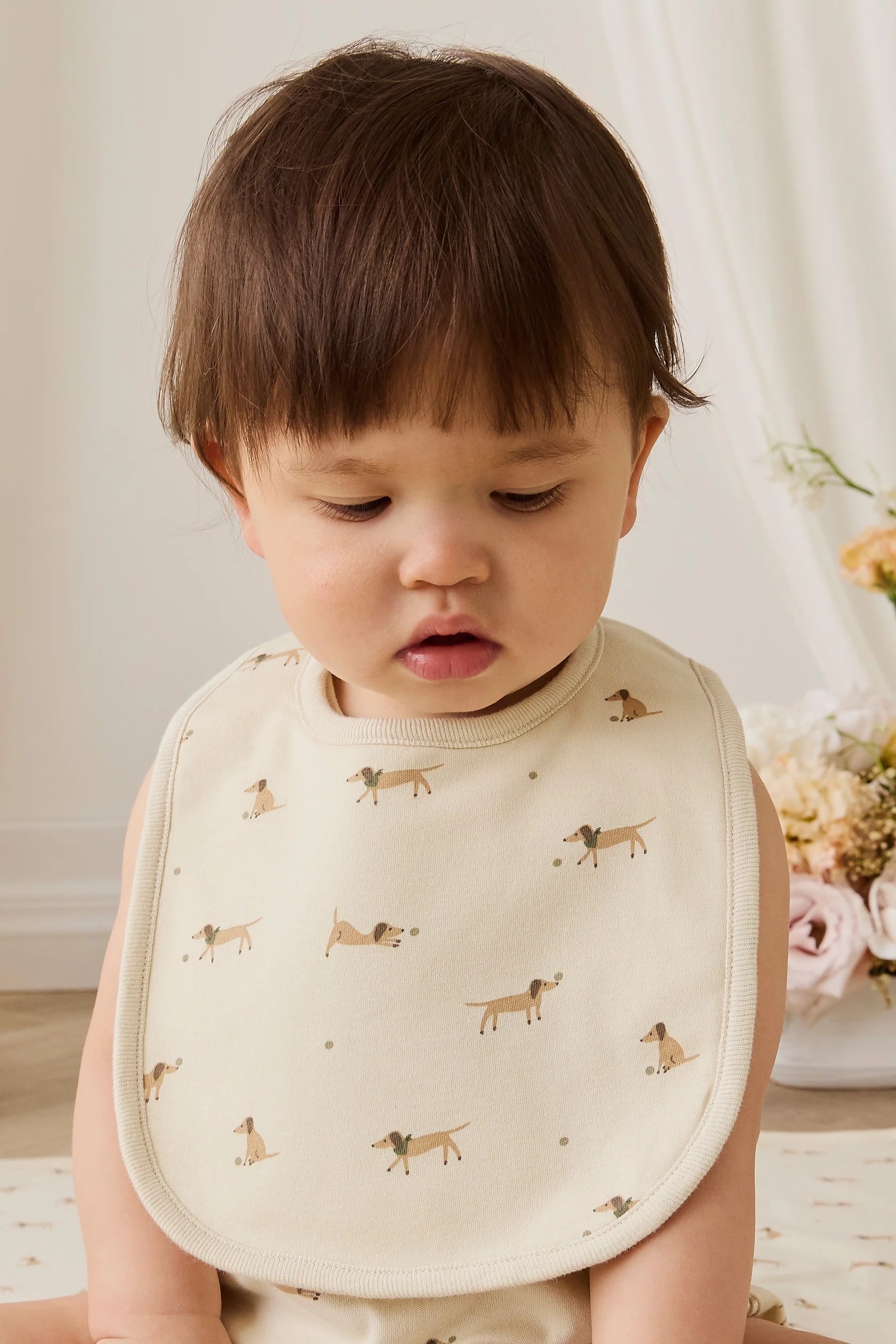 【預購】JAMIE KAY -Organic Cotton Bib（Play Ball Cassava）