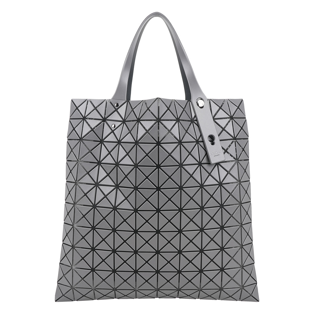 【ISSEY MIYAKE三宅一生】BAO BAO PRISM 10X10 啞光霧面手提包(炭灰色)