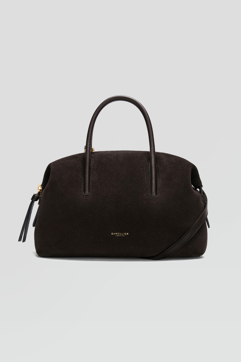 DeMellier｜SMALL STOCKHOLM 麂皮保齡球斜背包