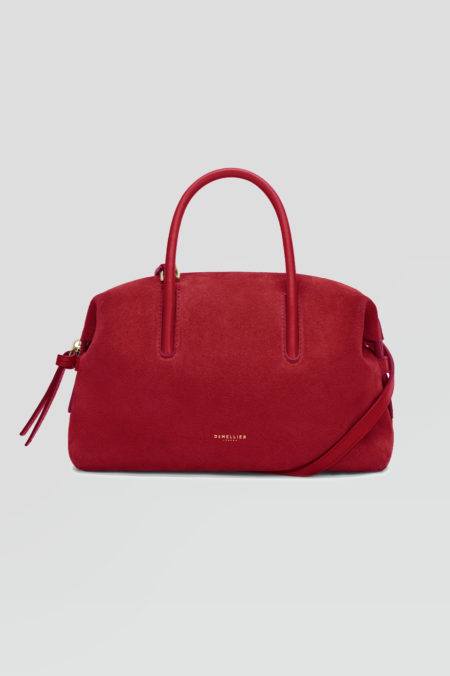 DeMellier｜SMALL STOCKHOLM 麂皮保齡球斜背包