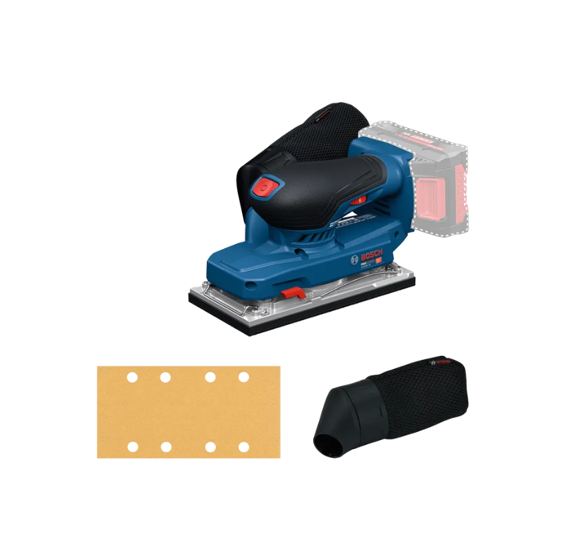 "BOSCH" 充電式長方型砂紙機(18V鋰電)(淨機)-[GSS18V-18]