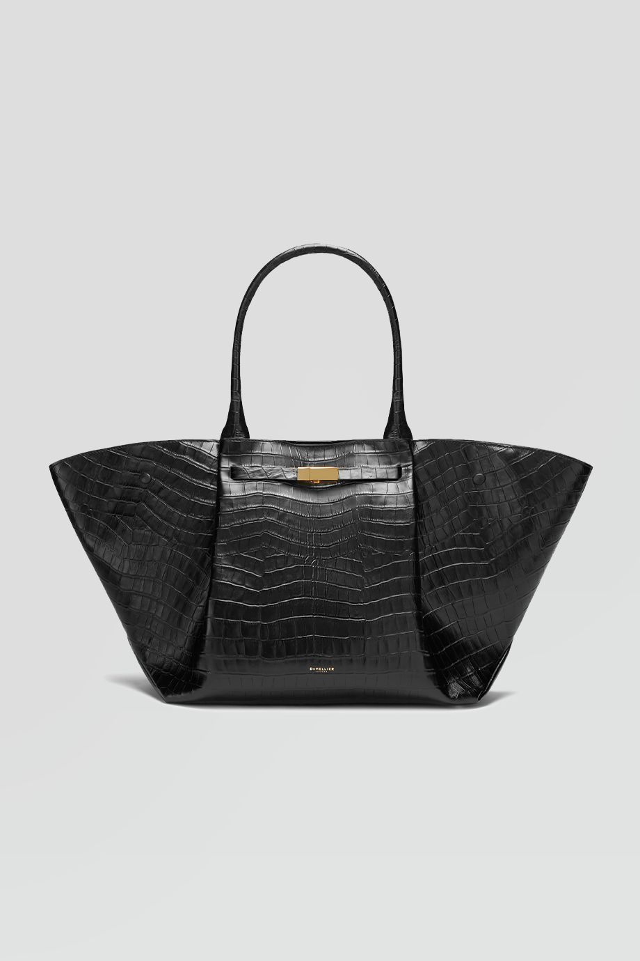 DeMellier｜NEW YORK 真皮壓紋金釦肩背包