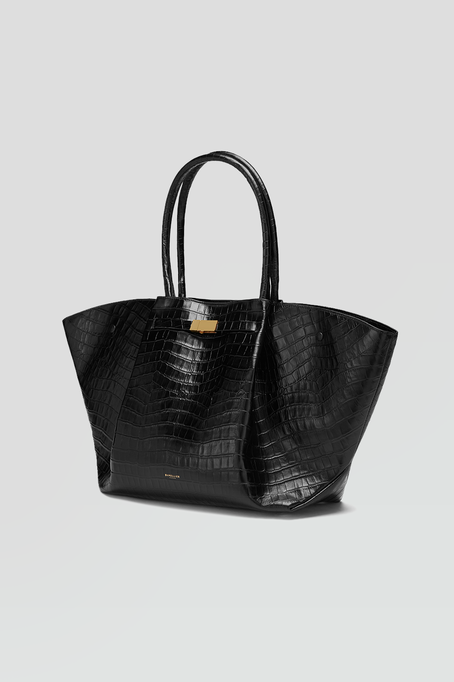 DeMellier｜NEW YORK 真皮壓紋金釦肩背包