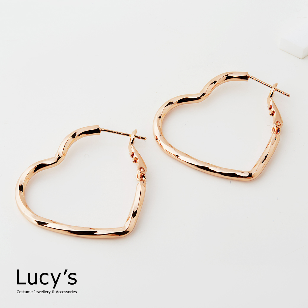 波光心圈 圈型耳環 (127853)