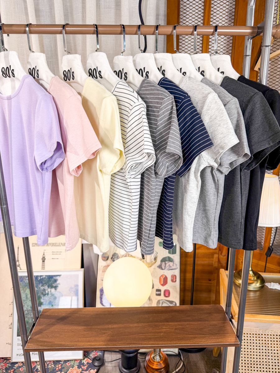 【多買多優惠】圓領 滑滑COTTON料TOP【不設退換】