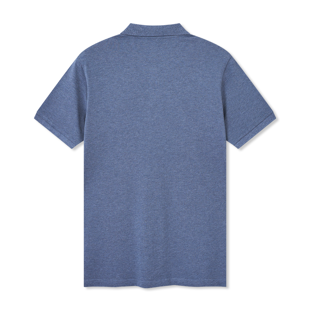 男裝淨色短袖Polo