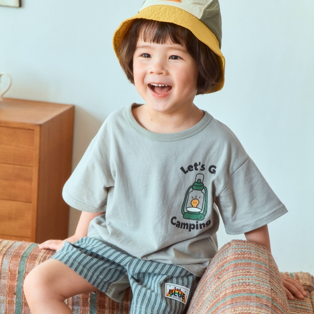 韓國🇰🇷1stblue 露營風短袖T恤(5-15)